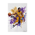 Kobe Bryant Iconic Windmill Illustration Poster