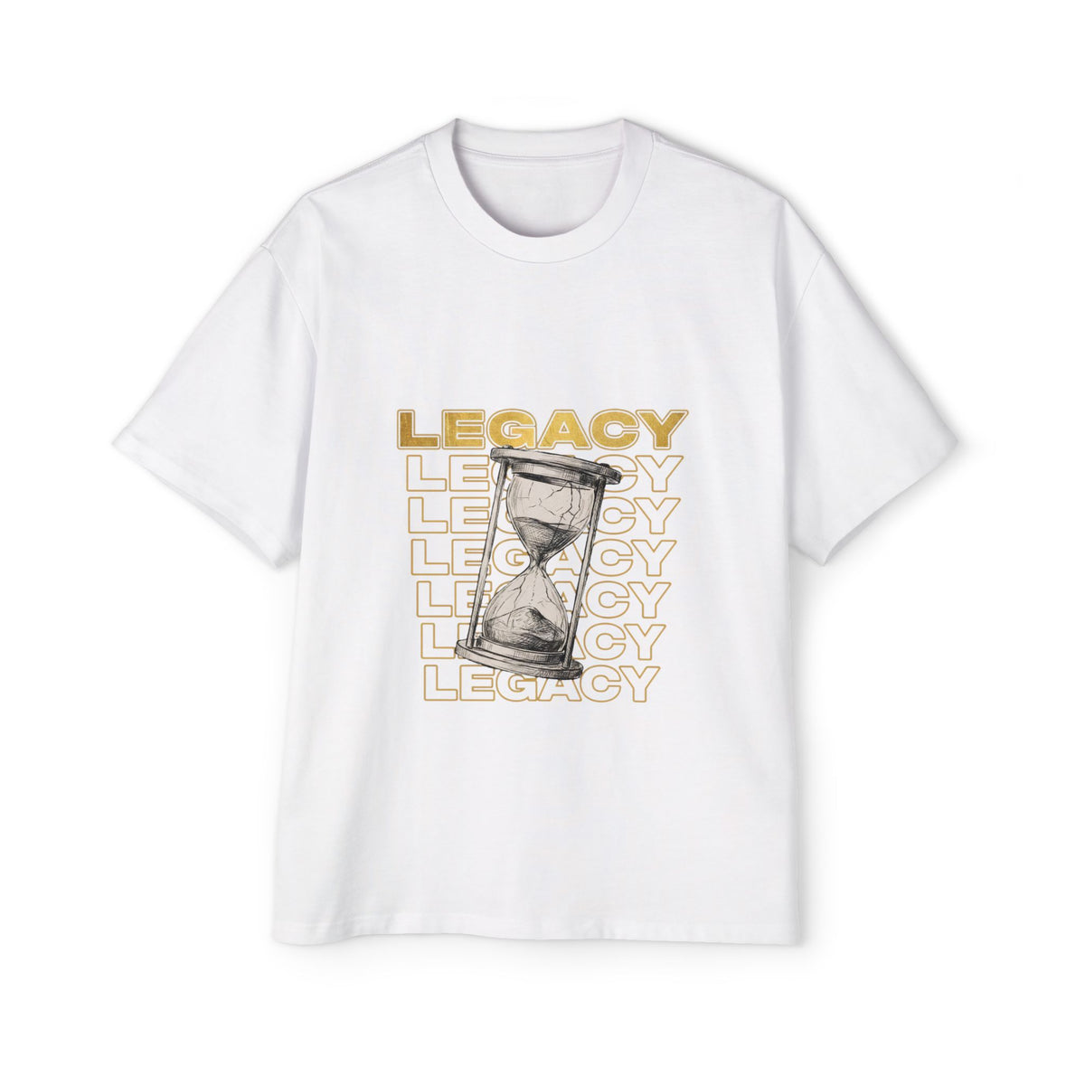Legacy Hourglass Tee — Men's Oversized T-Shirt