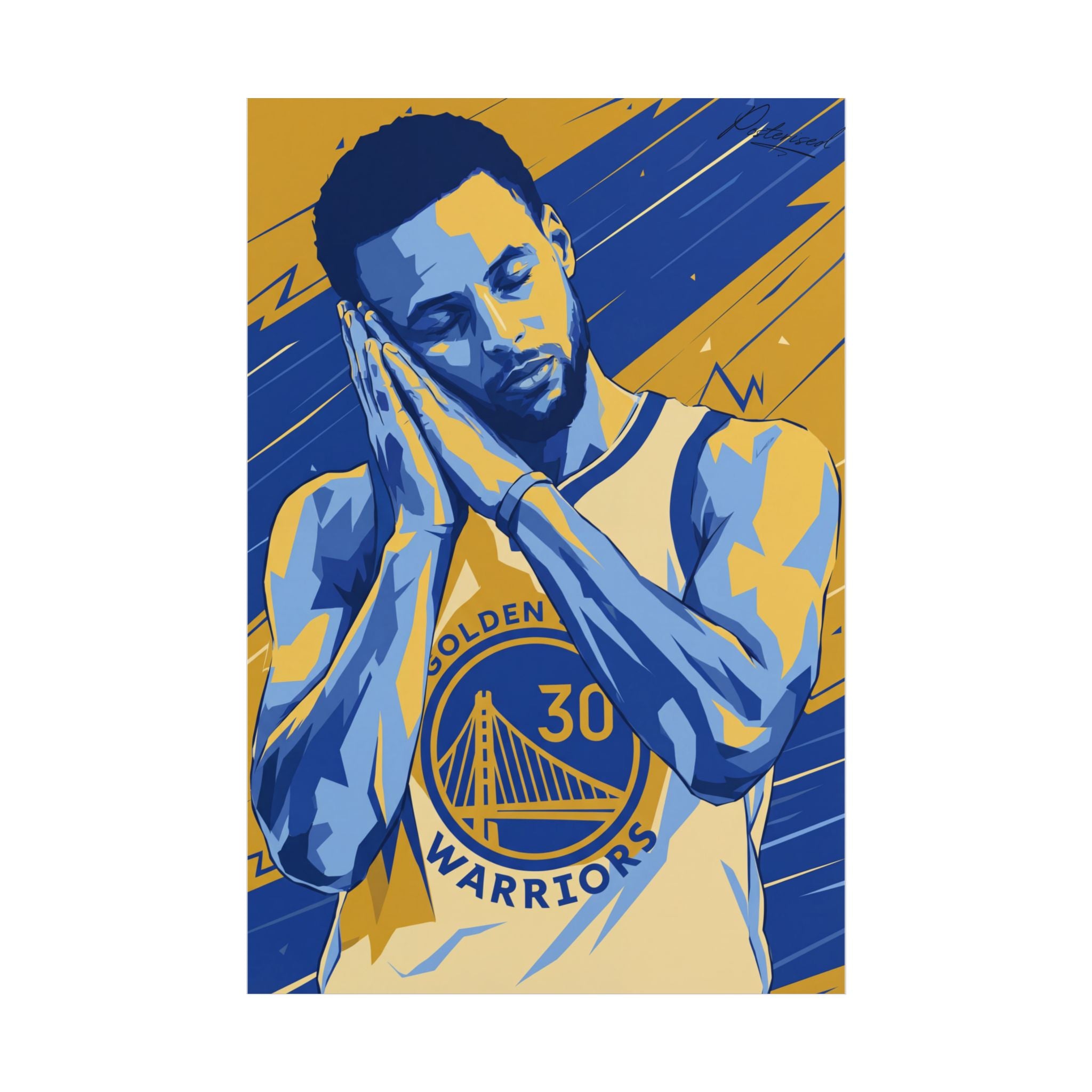 Steph Curry 'Night Night' Graphic Poster