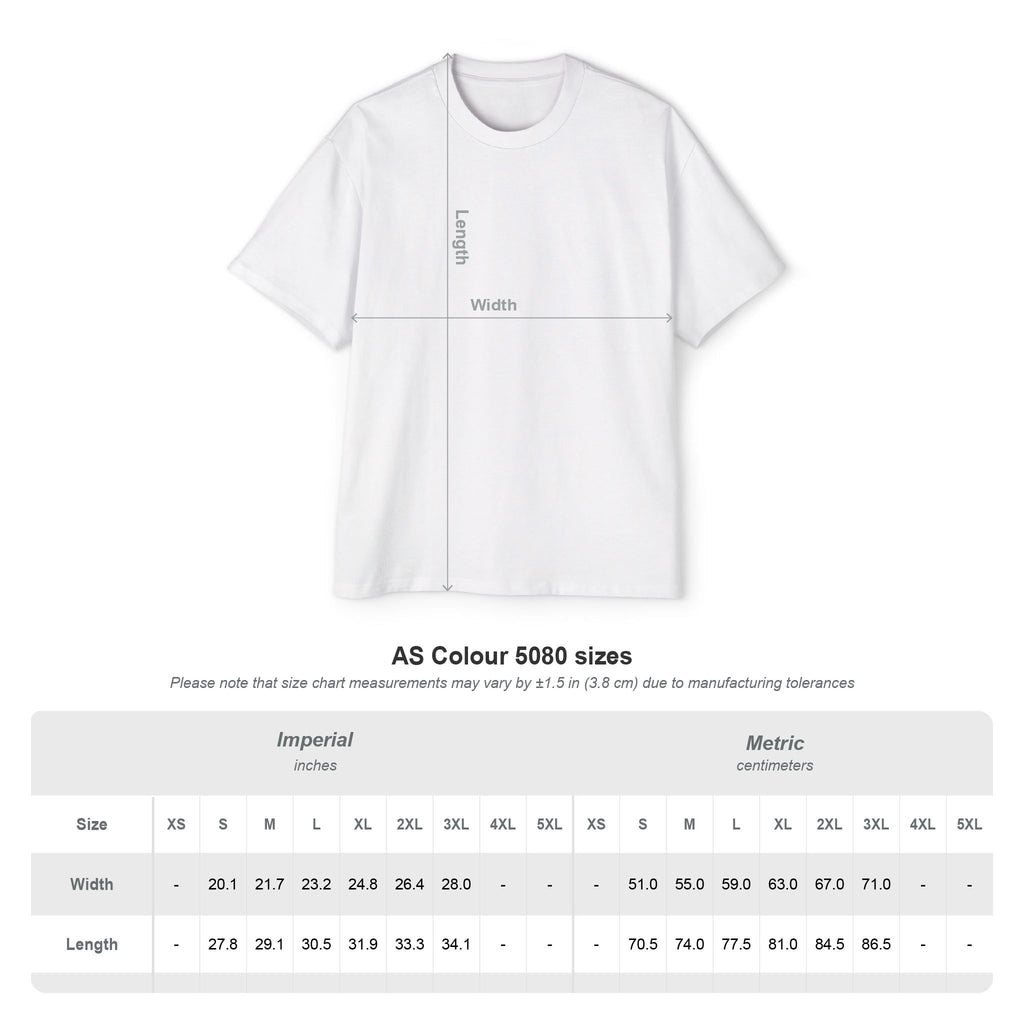 Legacy Hourglass Tee — Men's Oversized T-Shirt